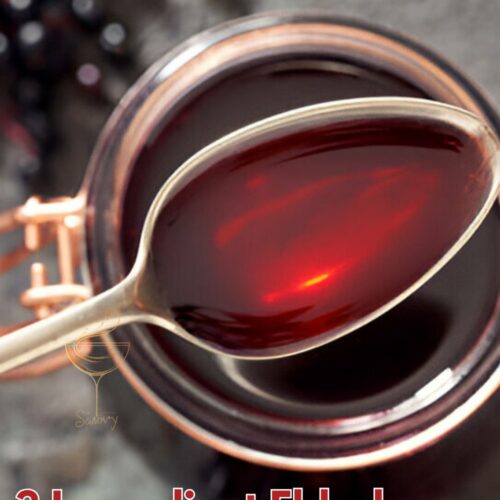 3 Ingredient Elderberry Syrup Recipe