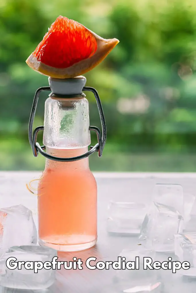 Grapefruit Cordial Recipe