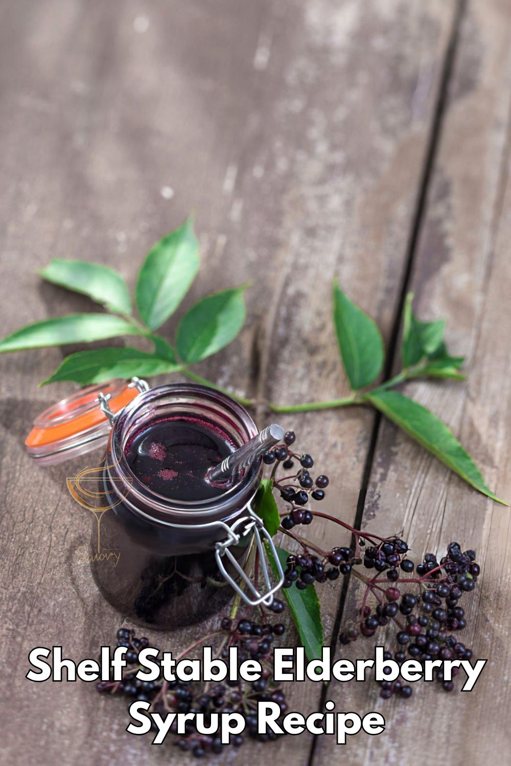 Shelf Stable Elderberry Syrup Recipe